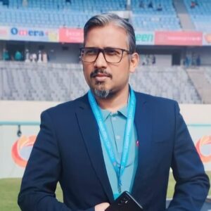 Irfan Amin on the playground